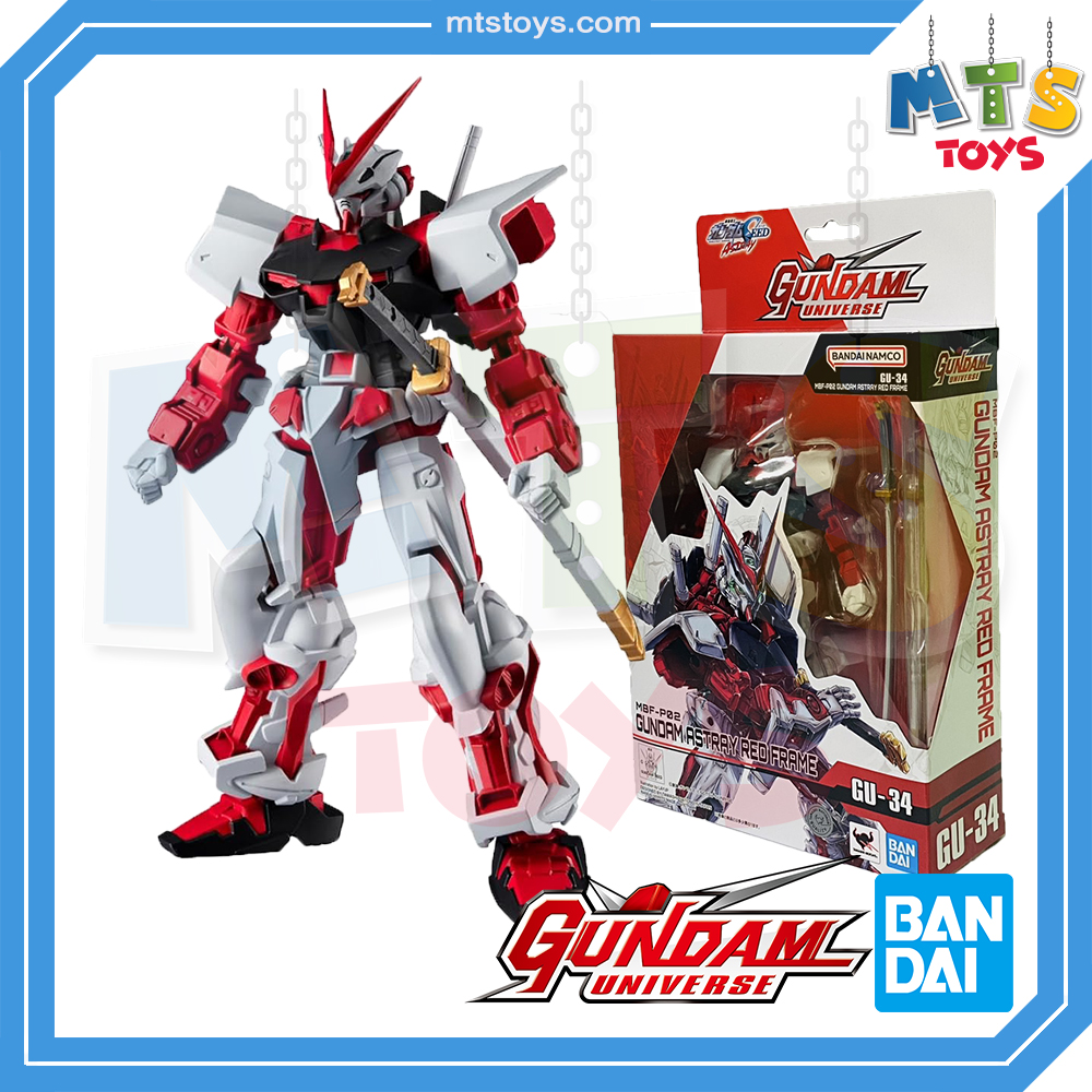 **MTS Toys**กันดั้ม GU-34 Gundam Universe 1/144 : MBF-P02 Gundam Astray Red Frame