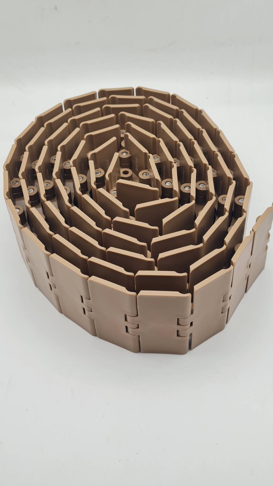 สายพานลำเลียงแบบทางตรง Top chain 820K325 สำหรับโรงงานน้ำดื่มและระบบขนถ่ายวัสดุยาว 3เมตร