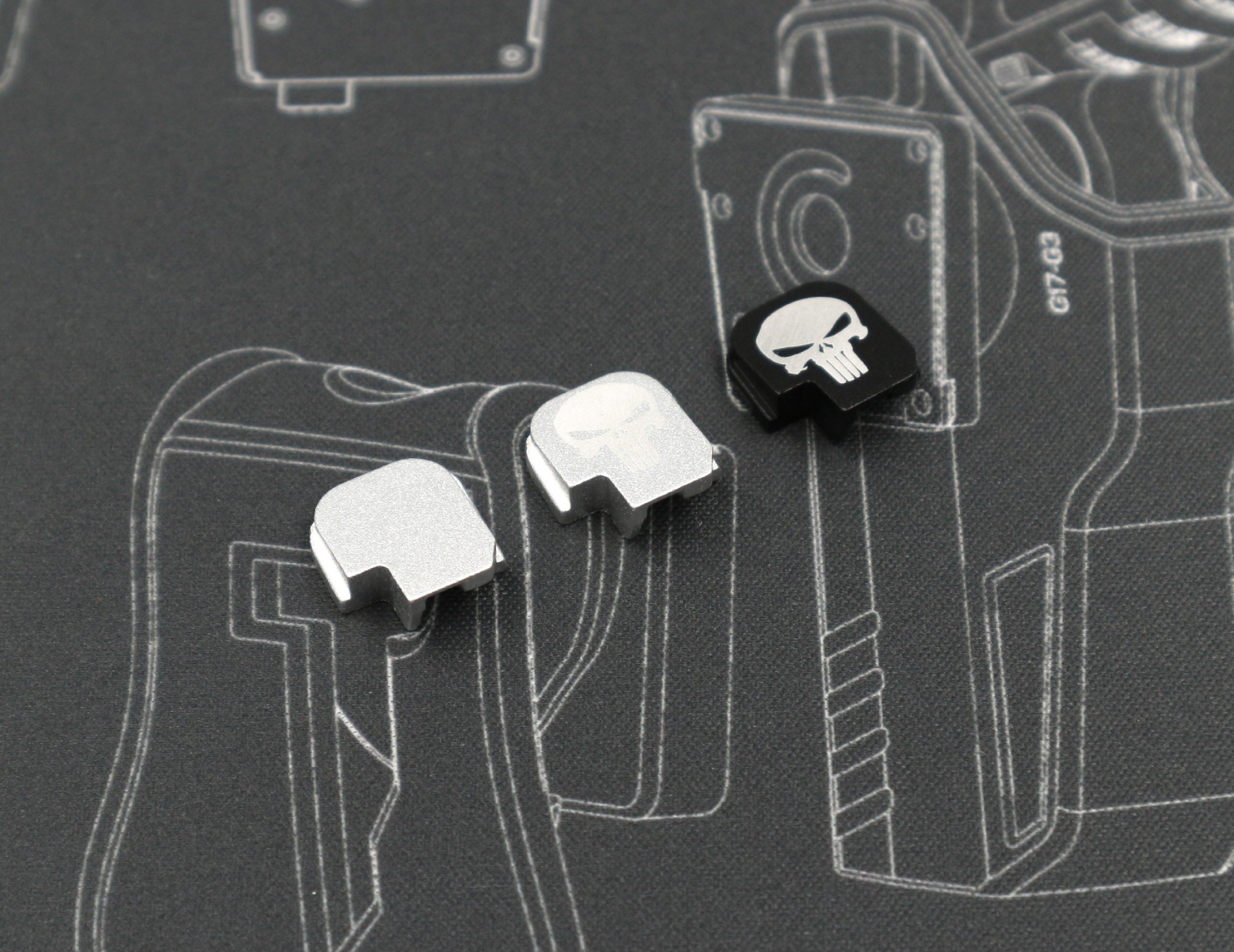 🇹🇭 1045 ไทยแลนด์ แทคติคอล แผ่นปิดท้ายสไลด์ Sig Sauer P365