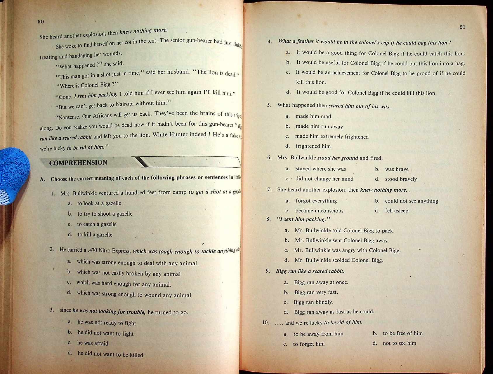 หนังสือเรียนภาษาอังกฤษ READ AND DO รายวิชา อ 051 - อ 052 ทักษะอ่าน 1-2 ชั้นมัธยมศึกษาปีที่ 3 (ม.3)