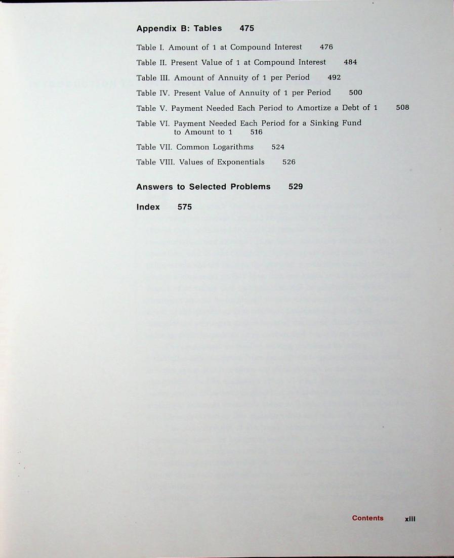 Finite Mathematics with Application to Business and the Social Sciences