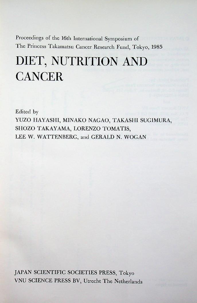 DIET, NUTRITION AND CANCER 16