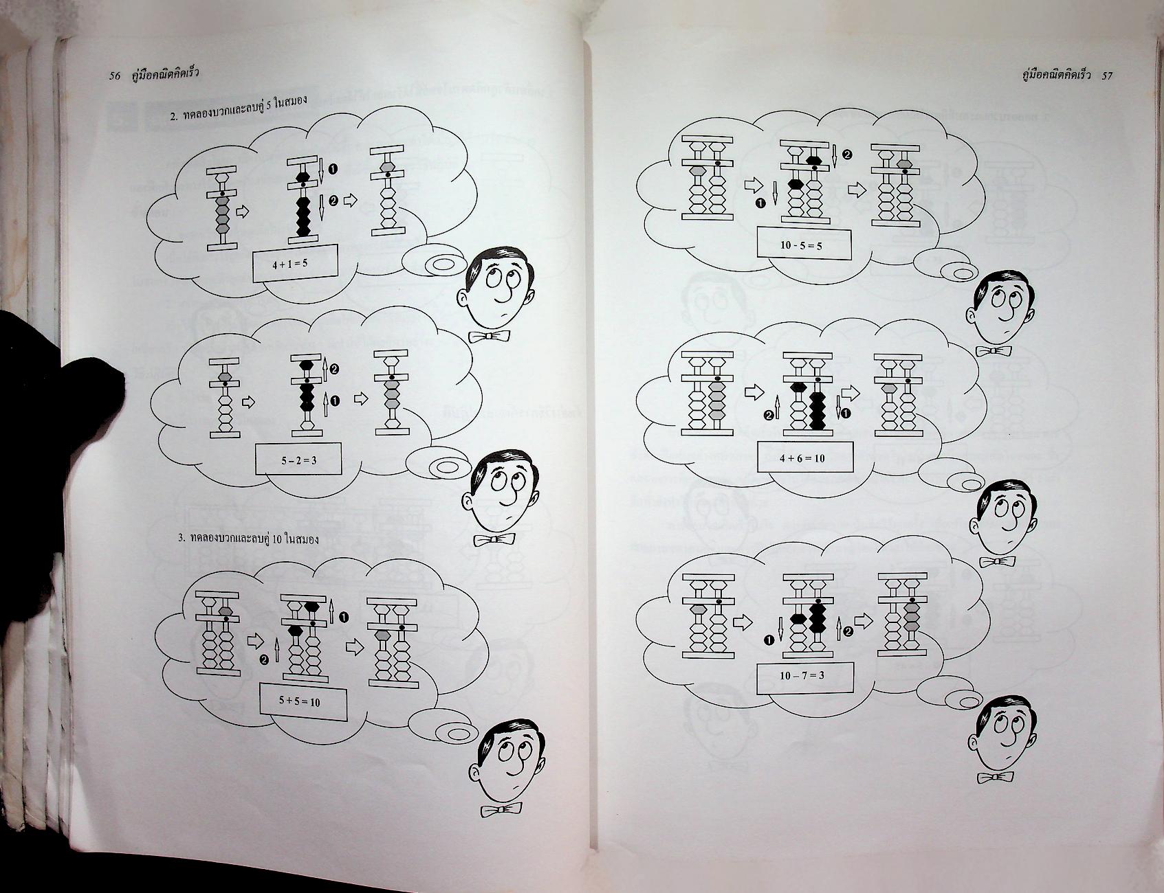 คู่มือ คณิตคิดเร็ว ด้วยลูกคิดญี่ปุ่น การบวก ลบ คูณ หาร และการคิดเลขเร็ว