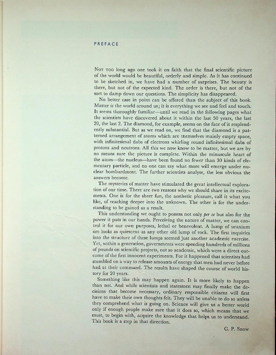 LIFE SCIENCE LIBRARY : MATTER