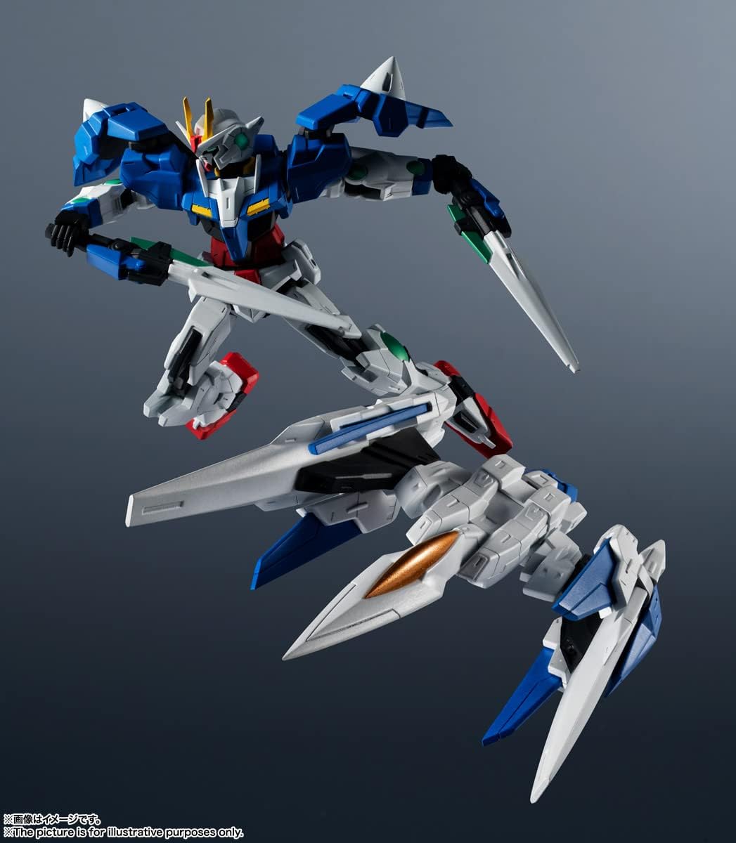 **MTS Toys**กันดั้ม GU-23 Gundam Universe 1/144 : GN-0000+GNR-010 Gundam 00 Raiser