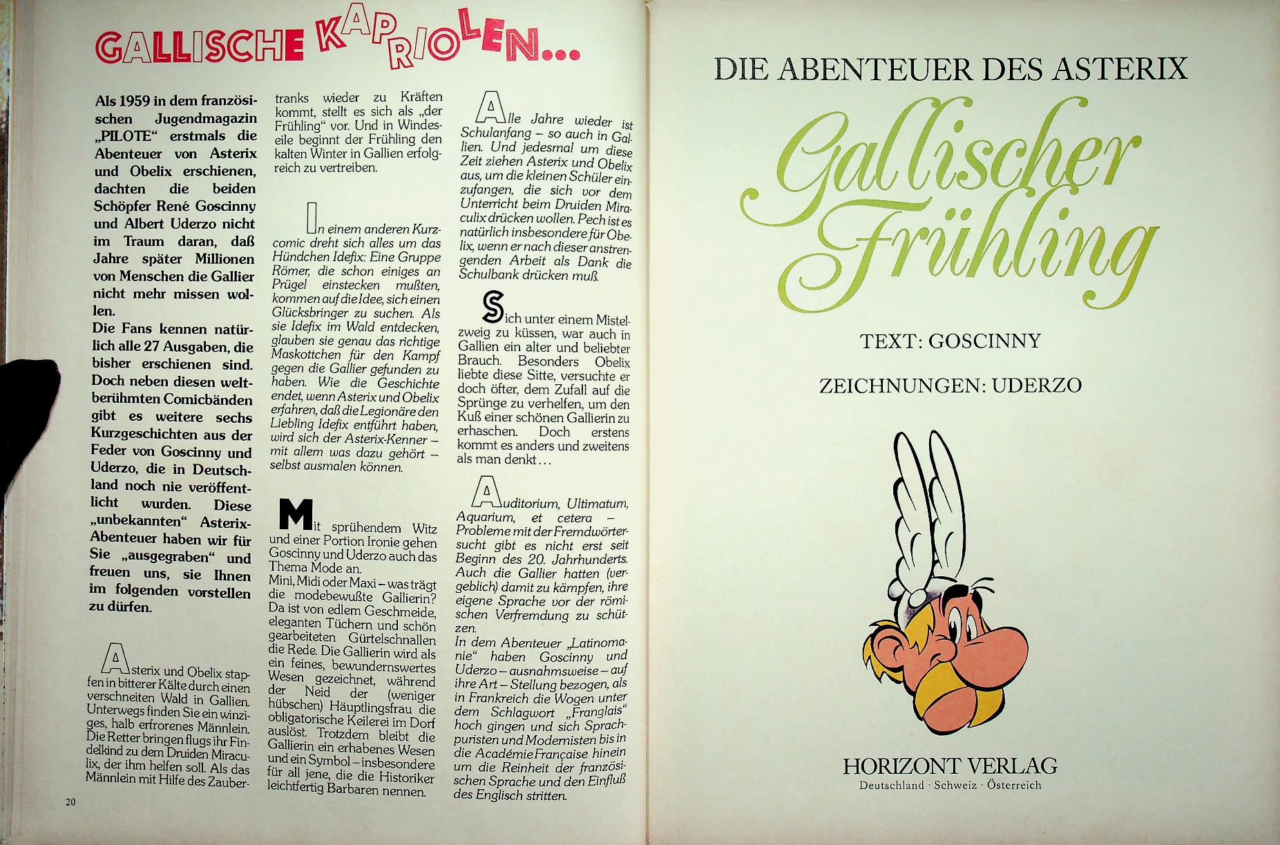 ASTERIX DER GALLIER (ฉบับภาษาเยอรมัน)