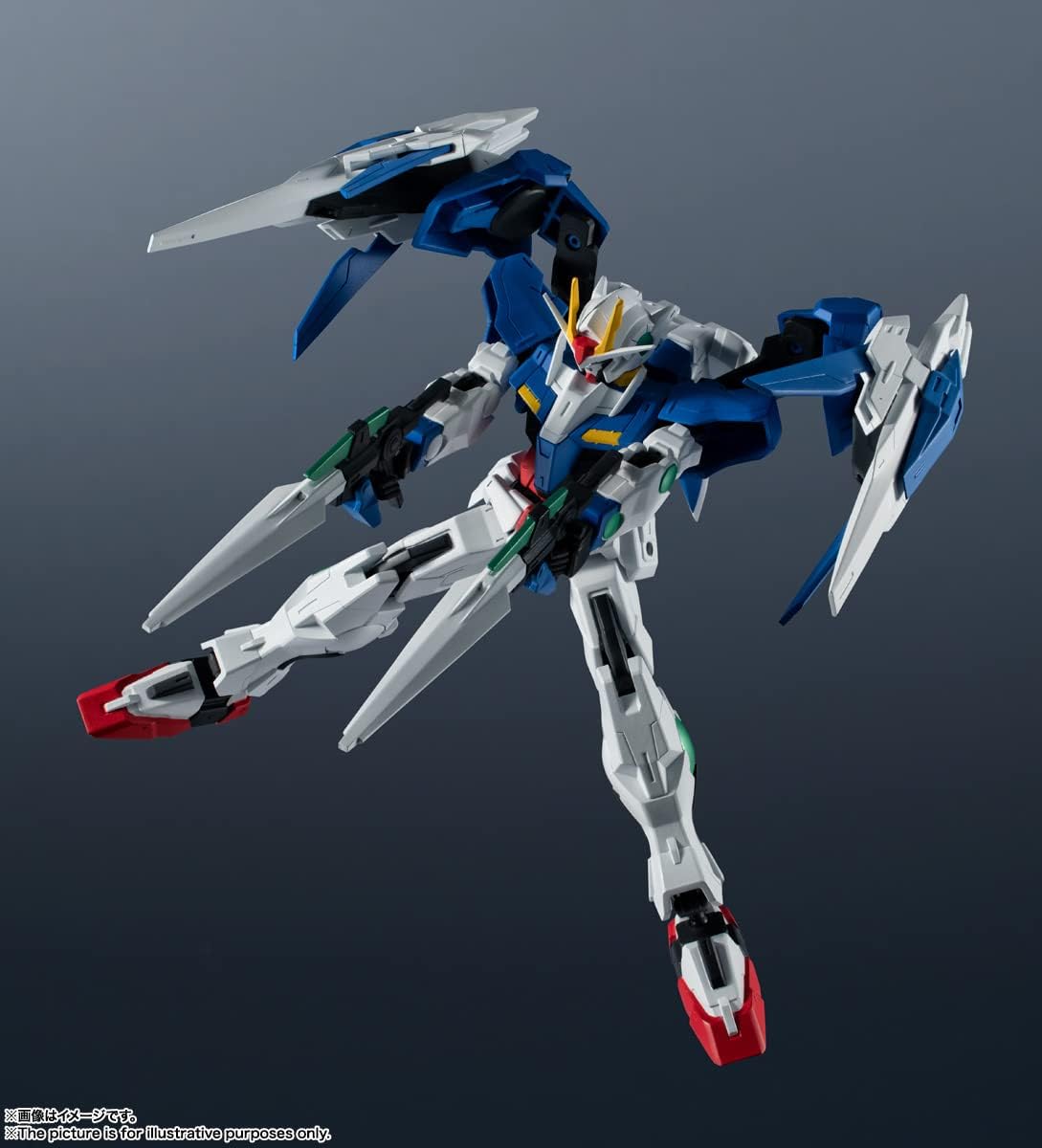 **MTS Toys**กันดั้ม GU-23 Gundam Universe 1/144 : GN-0000+GNR-010 Gundam 00 Raiser