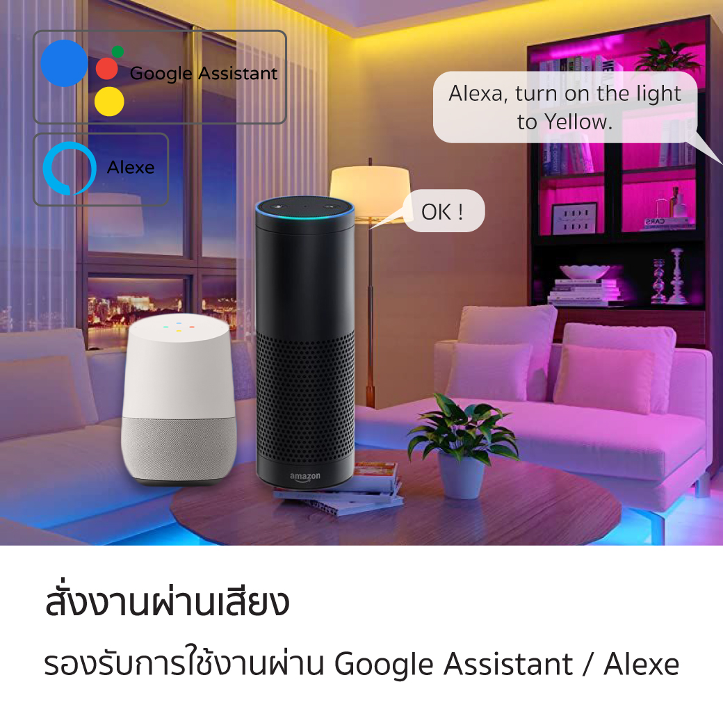 Wi-Fi Controller กล่องควบคุมไฟเส้นแบบ WiFi
