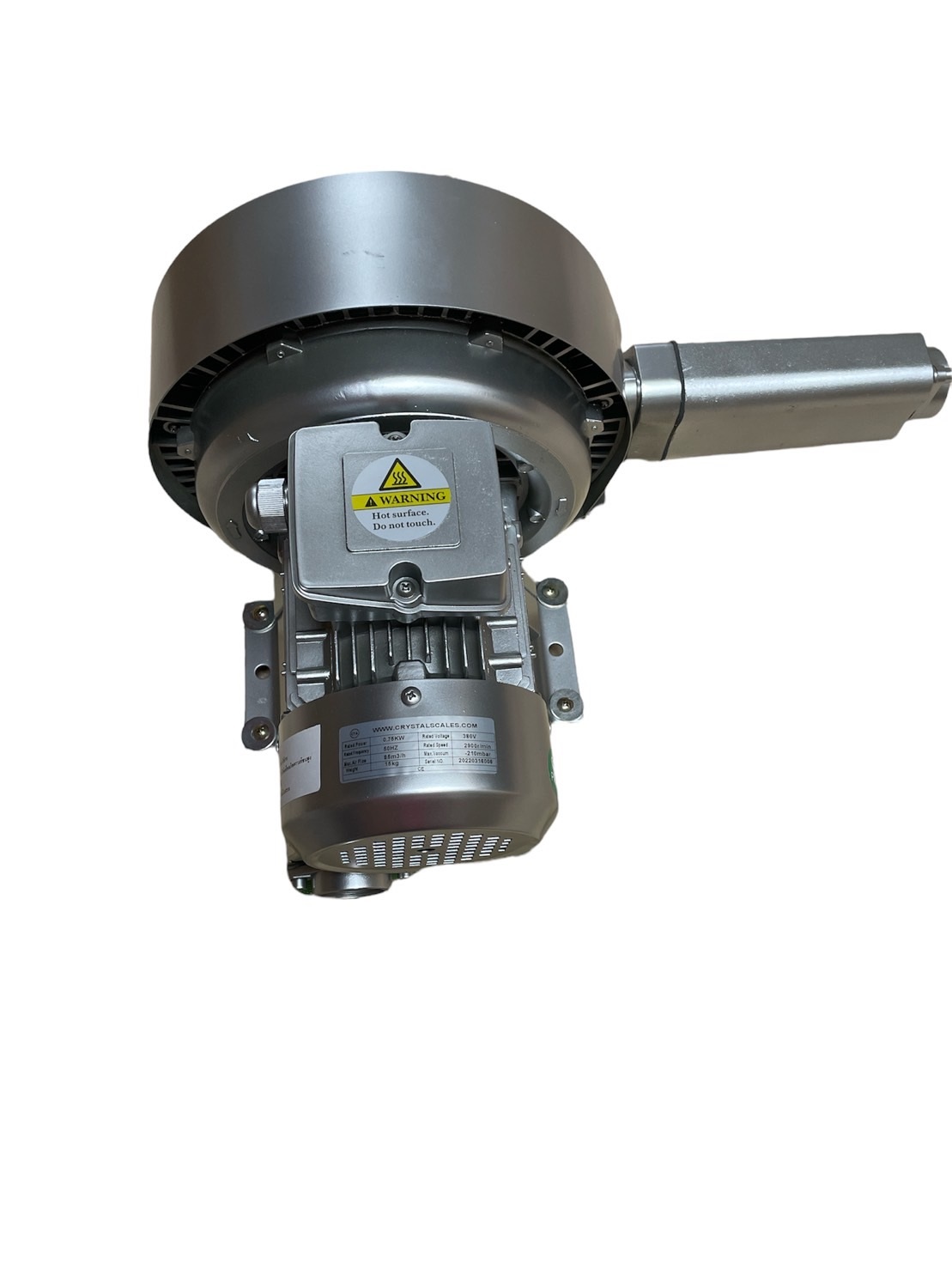 Ring blower double state 0.74 KW 380 1 แรงม้า ปั๊มริงโบลเวอร์แบบ2 ใบพัดให้แรงลมดูดหรือเป่าสูงใช้ดูดจับชิ้นงานหรือเป่าลมในบ่อบำบัดน้ำเสีย