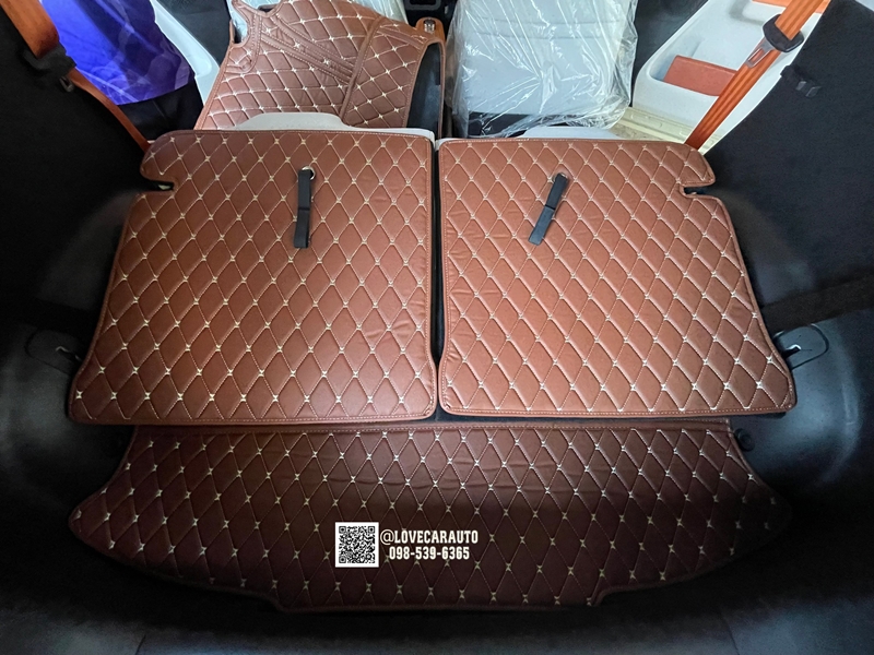พรมปูพื้นรถยนต์ 6D Changan Lumin สีน้ำตาลเข้ม