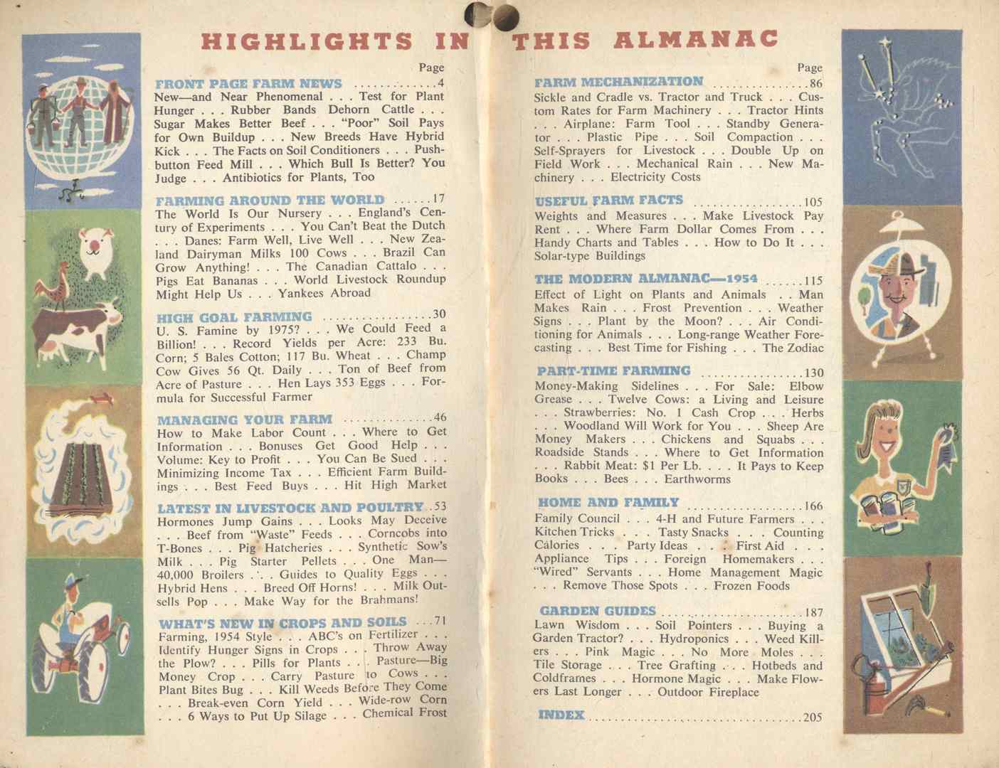 THE FORD 1954 ALMANAC FOR FARM , RANCH AND HOME