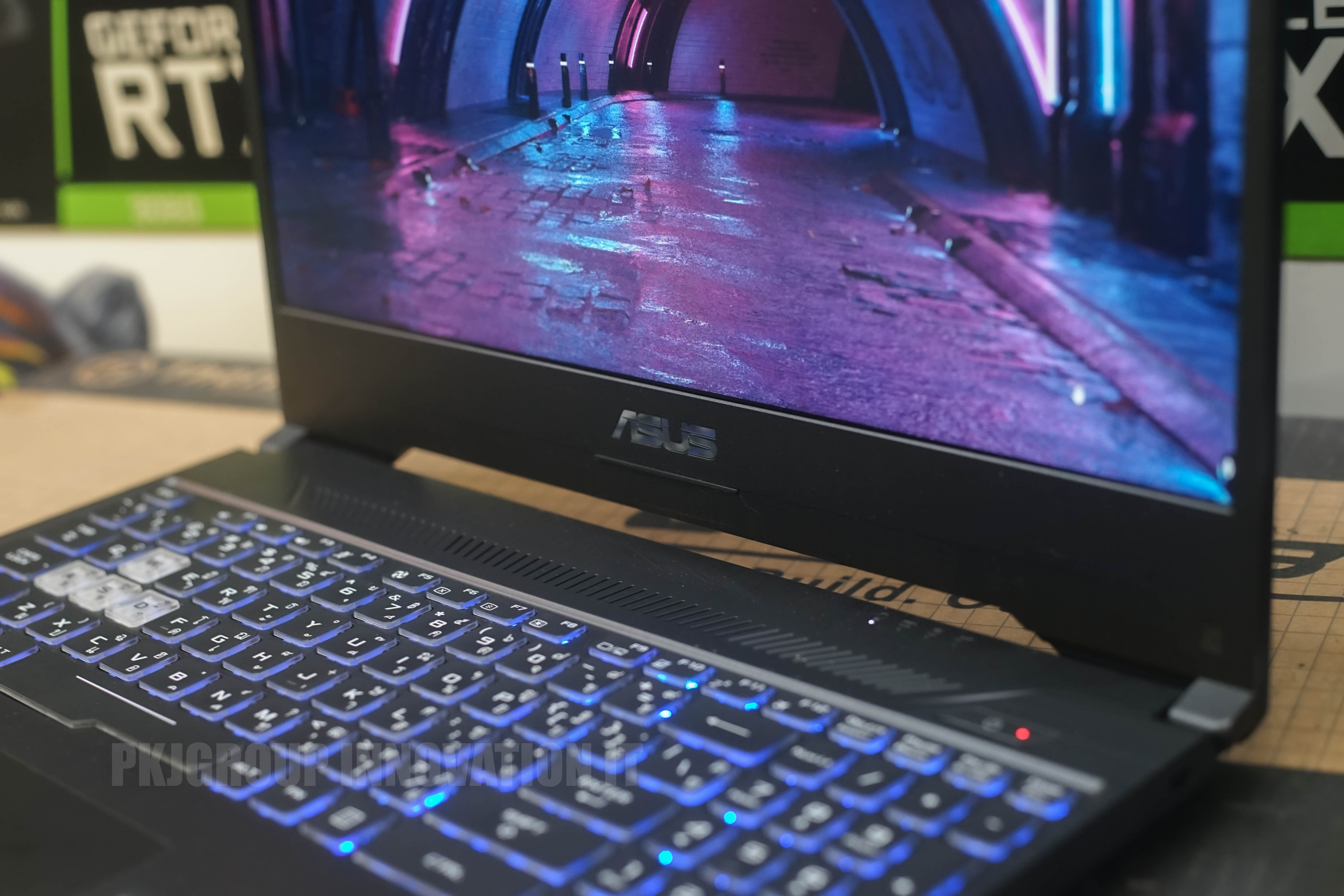 โน๊ตบุ๊คเล่นเกมมือสอง Asus Tuf Gaming F15 FX505DT - AL043T R7 3750H RAM 16 GB SSD M.2 512 GB GTX 1650