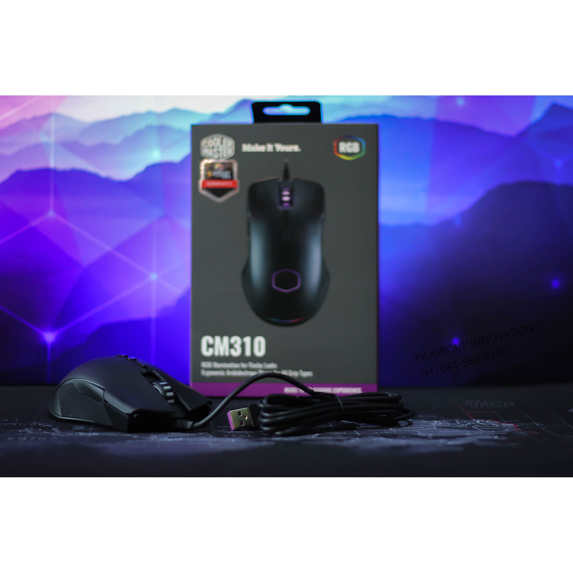 รีวิวเมาส์เกมส์ Coolermaster CM310 ราคาประหยัด