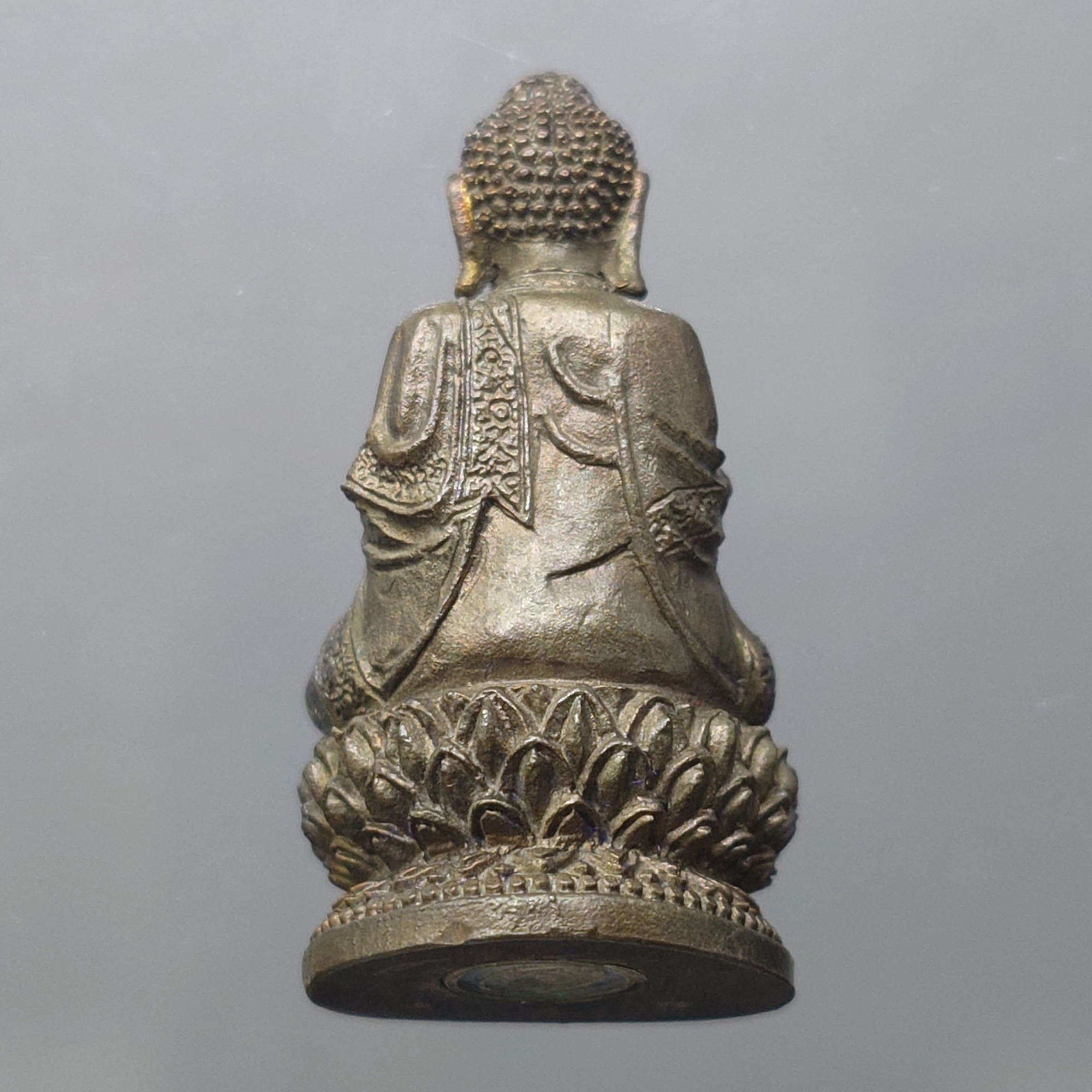 พระกริ่งจีน ต้าเยิ่นถะ เนื้อนวะโลหะ อุดกริ่งเนื้อเงิน วัดบวรนิเวศวิหาร ปี2539 พร้อมกล่องเดิม นิยม หายาก