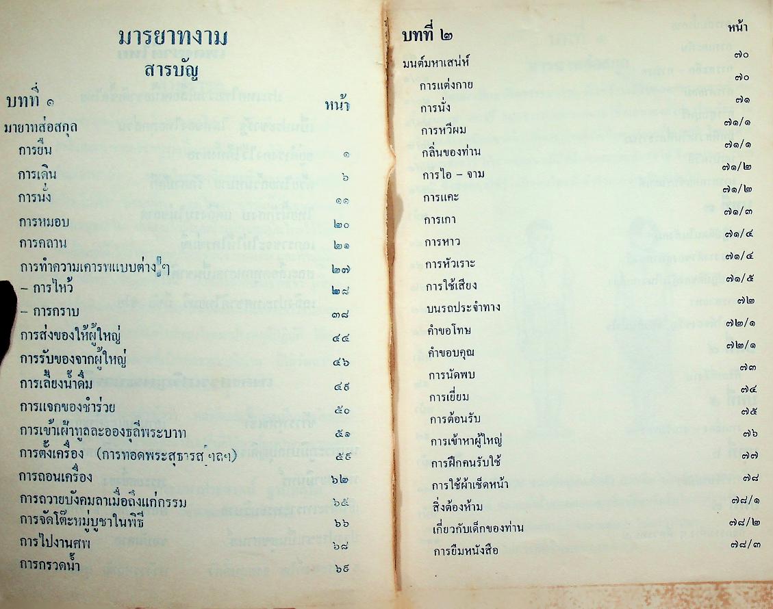 มารยาทงาม