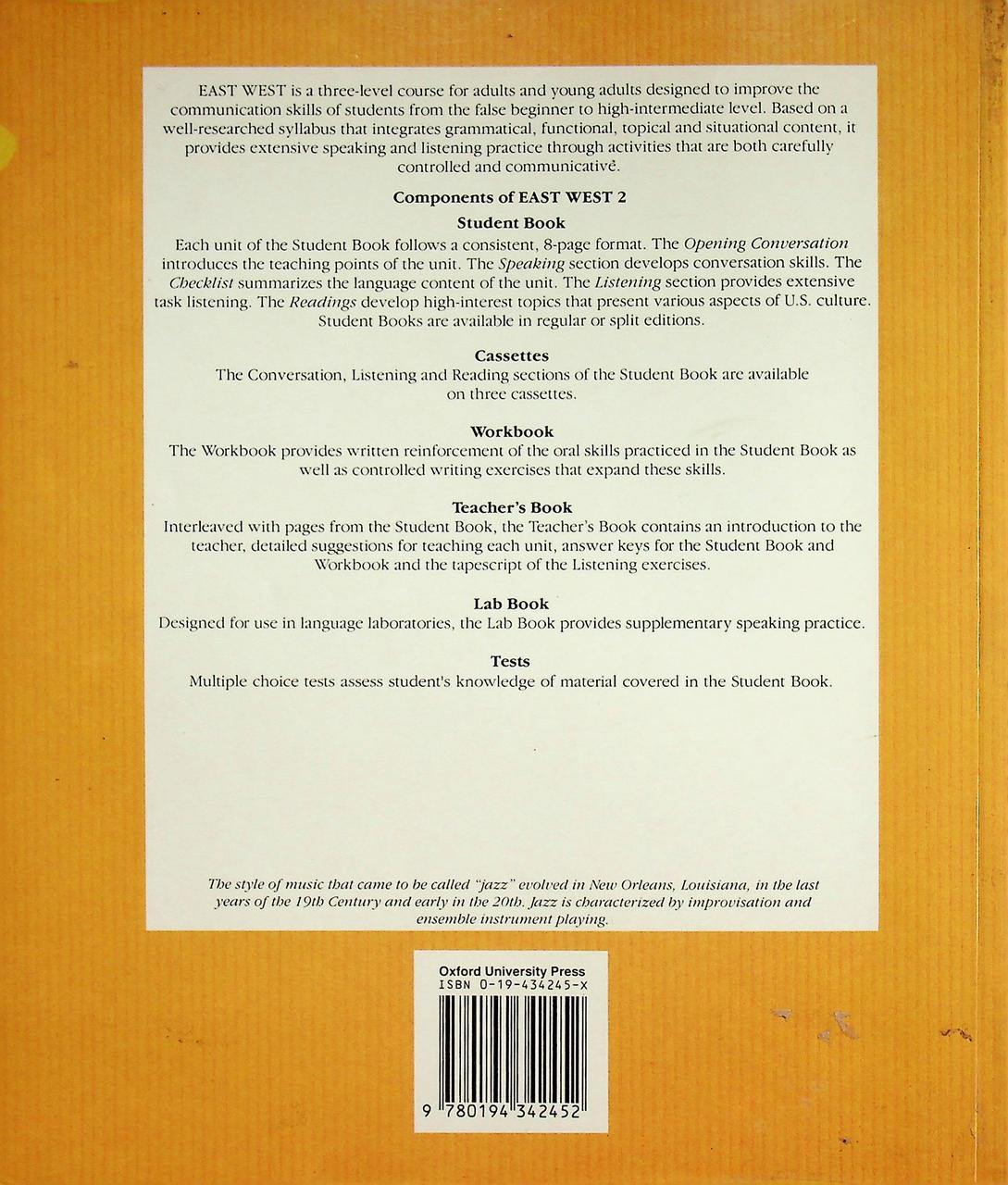 EAST WEST 2 Student Book