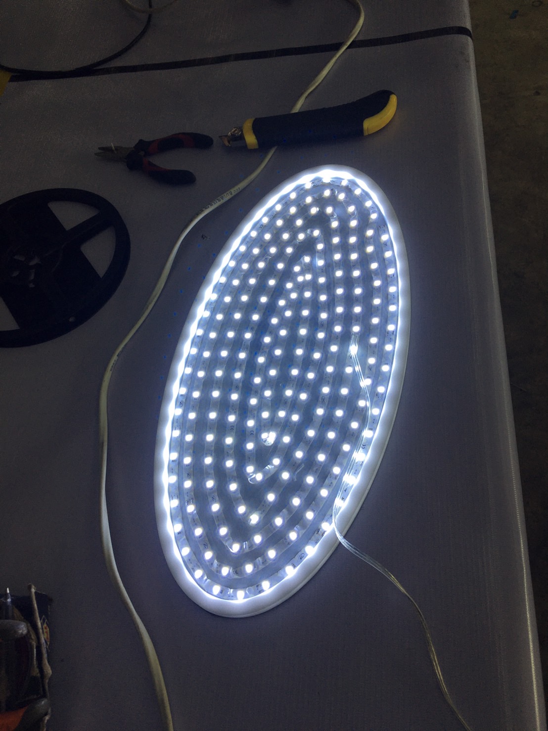 ป้ายไฟโลโก้ไฟออกหน้า งานArai helmet