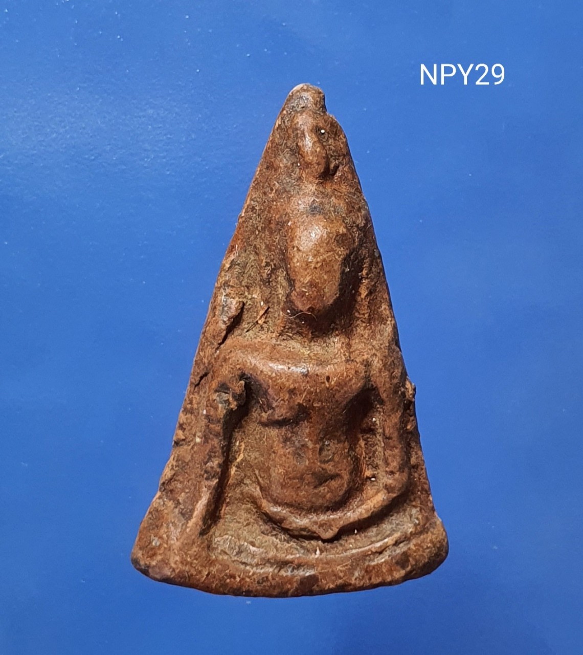 พระนางพญา2หน้า พิมพ์เข่าโค้ง 帕南帕亚 两面佛 Phra Nang Paya, Pim Khao Koeng