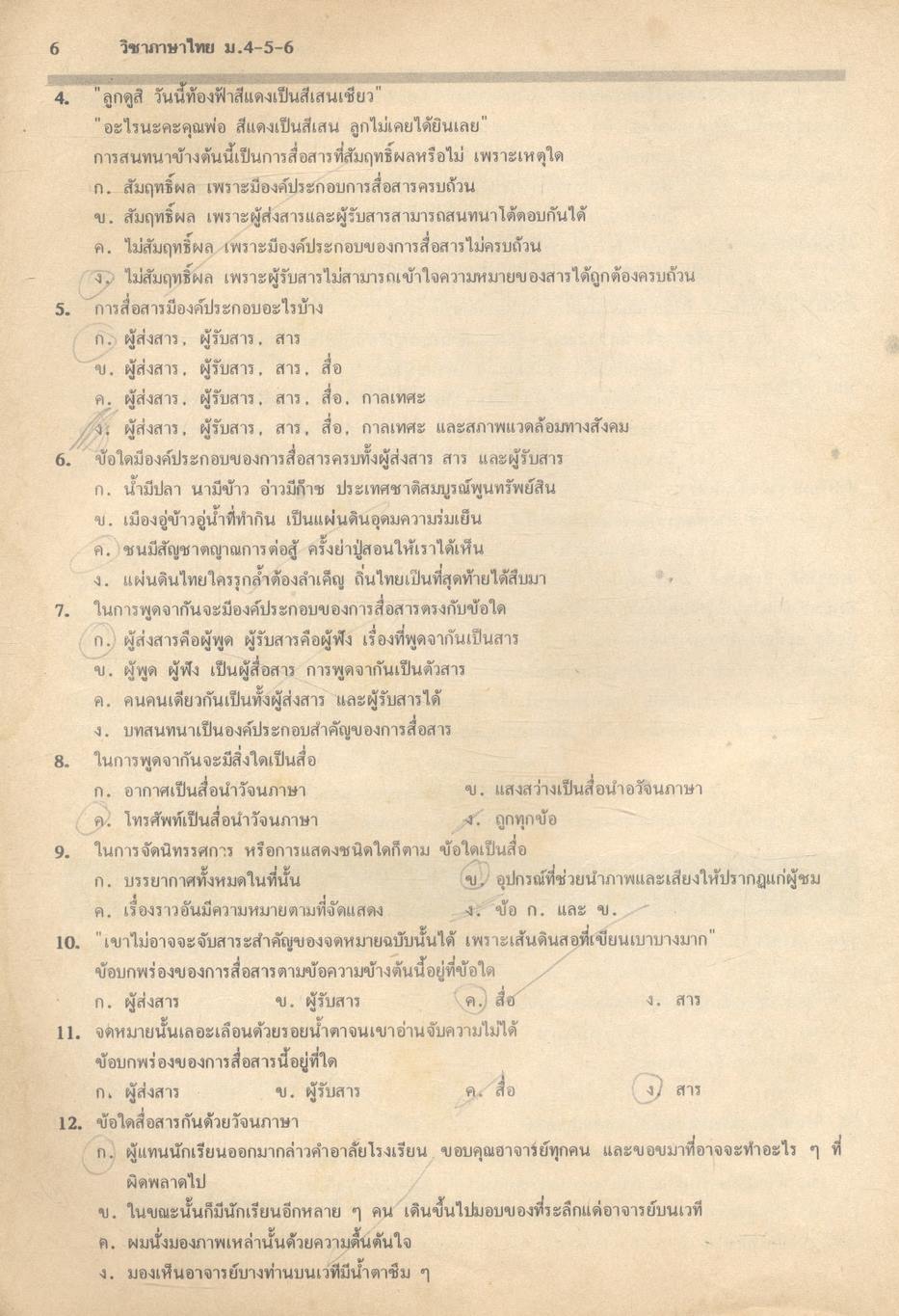 คู่มือเตรียมสอบ ภาษาไทย ม.4-5-6