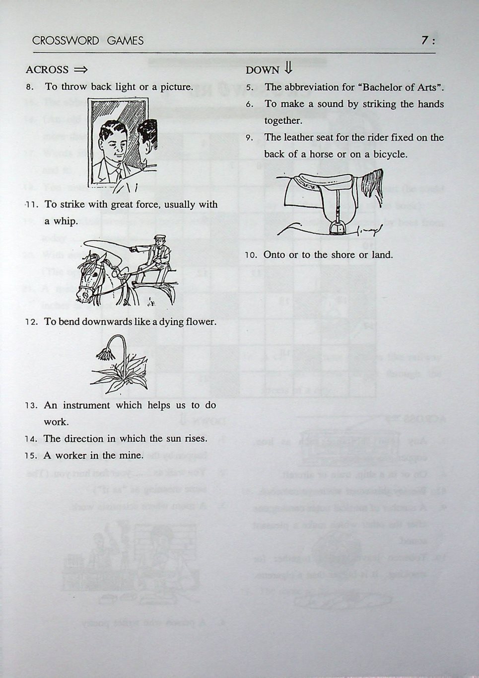 ติวเข้ม ภาษาอังกฤษ ม.4 CROSSWORD GAMES