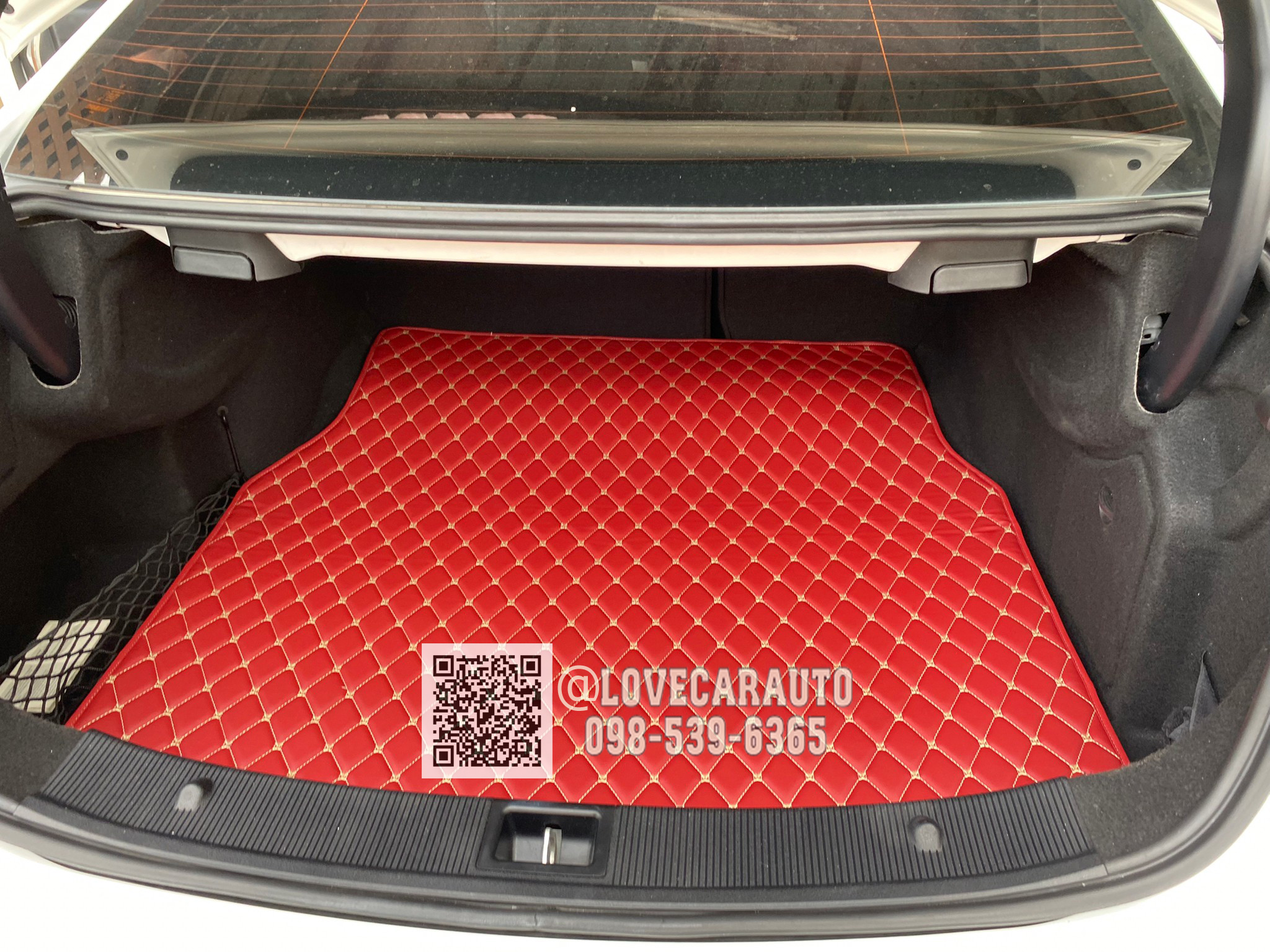 พรม6D Benz E250 W207 Coupe สีแดงไวน์