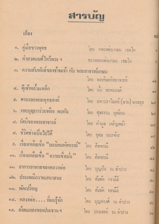 หนังสือที่ระลึกวันครบ ๖ รอบ หลวงพ่อเกษม เขมโก วันที่๒๘ พฤศจิกายน ๒๕๒๖