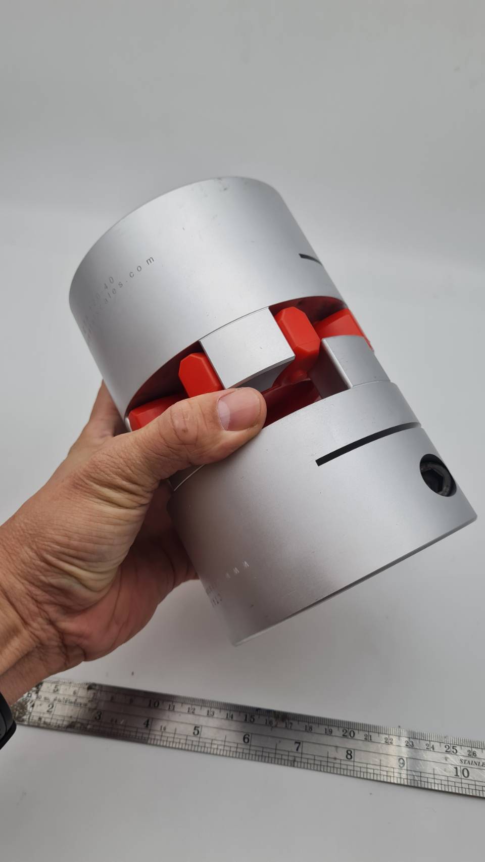 ไทย Jaw Coupling ขนาด โต 120 มิลลิเมตร และ 95 มิลลิเมตร(ทำรูเองได้)