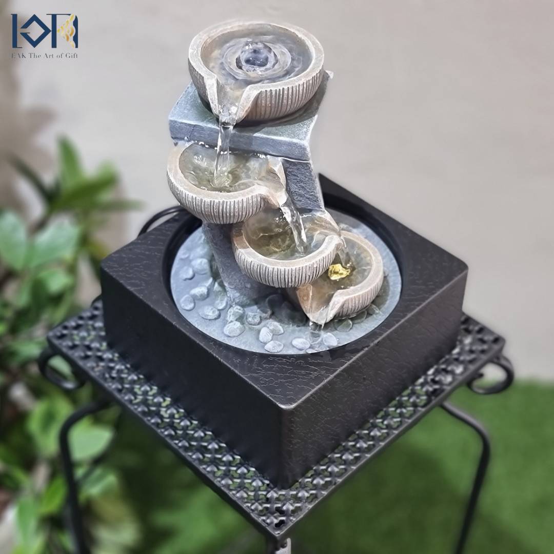 น้ำพุตั้งโต๊ะ รุ่นรหัส1206643L น้ำล้นตั้งโต๊ะเสริมฮวงจุ้ย น้ำพุตั้งโต๊ะร้านค้า น้ำล้นแต่งบ้าน