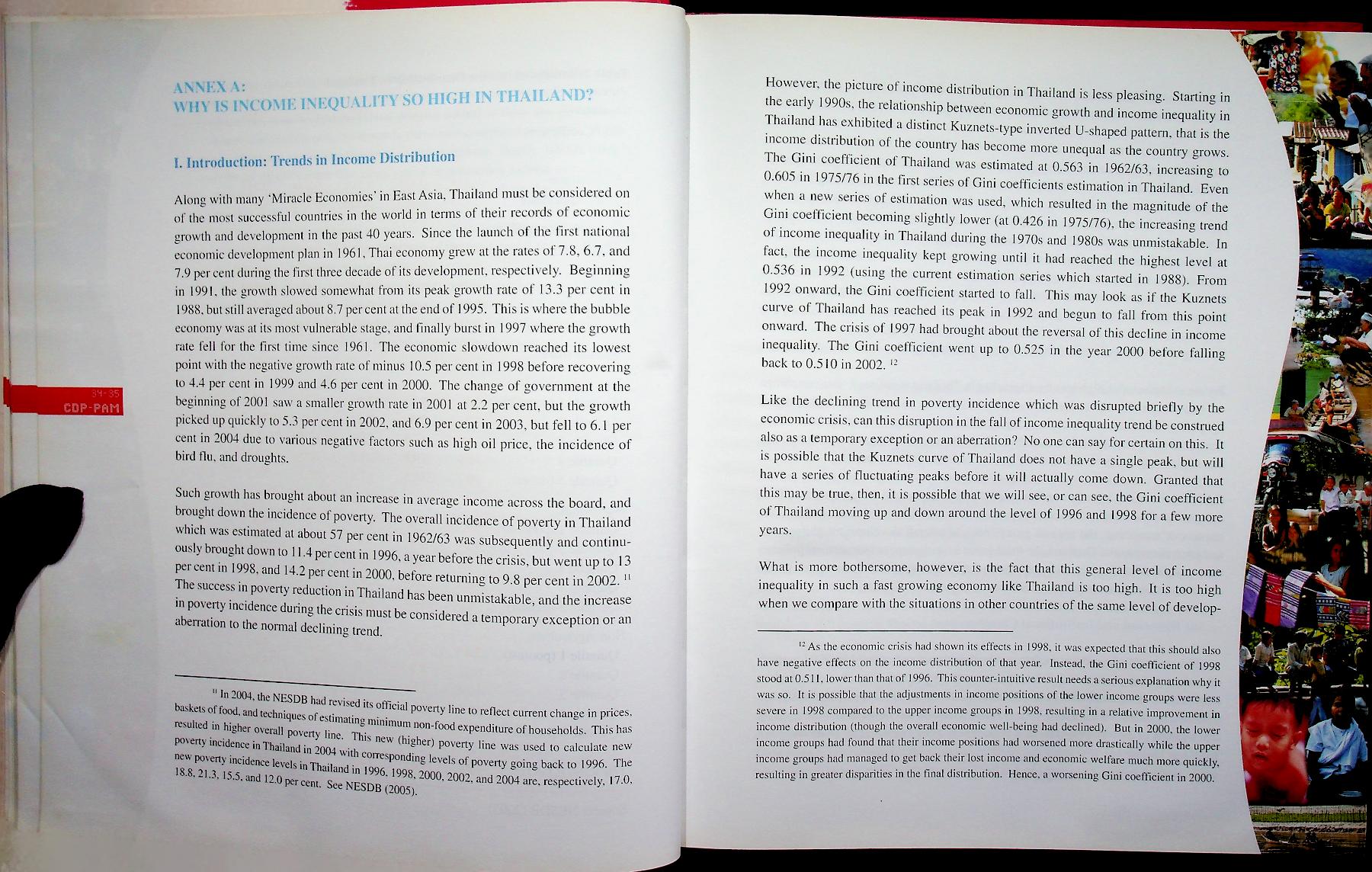 IMPACTS OF FISCAL AND LABOUR MARKET POLICIES ON INCOME DISTRIBUTION: LESSONS FOR THAILAND
