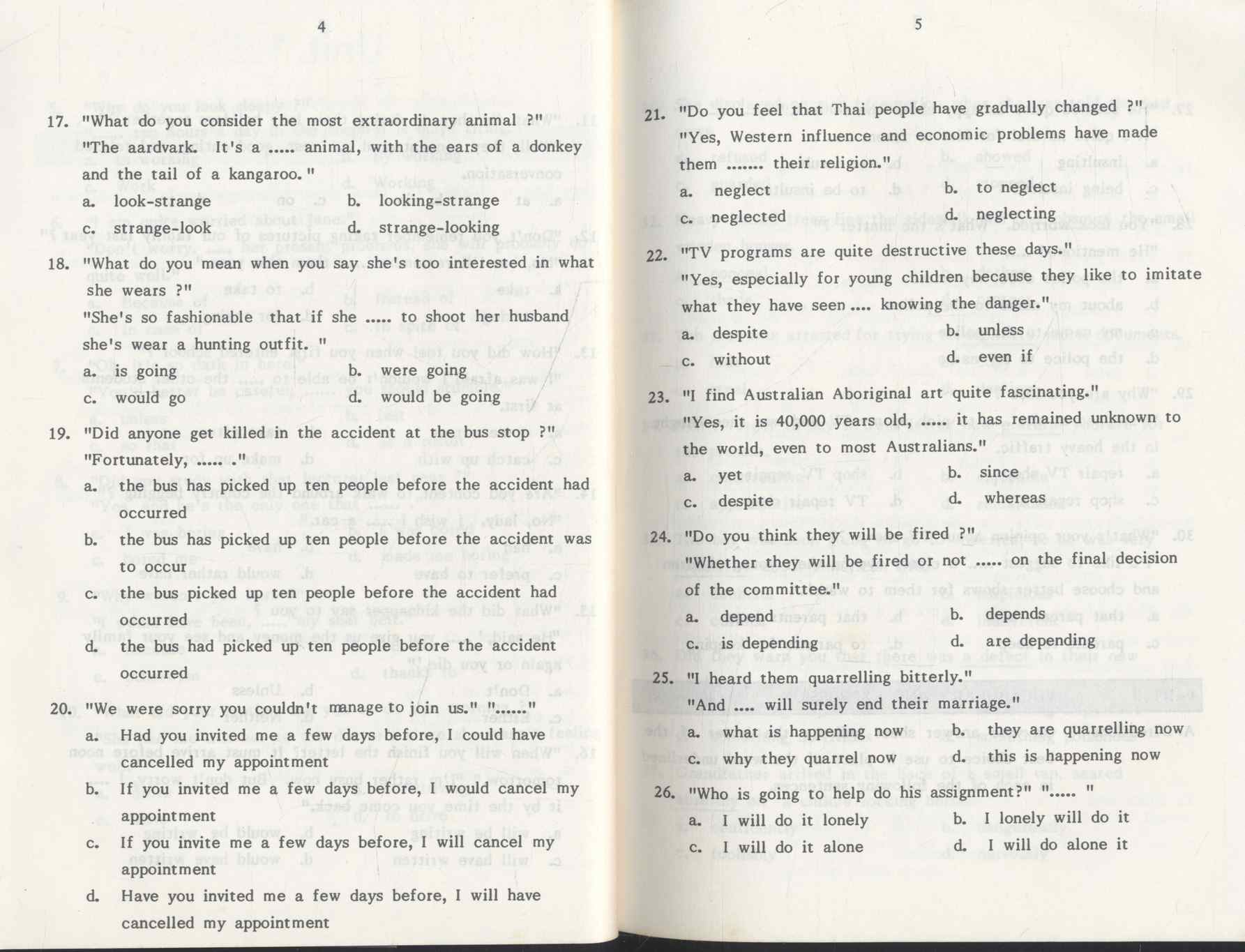 เฉลยข้อสอบ ภาษาอังกฤษ กขค เตรียมสอบเข้ามหาวิทยาลัย