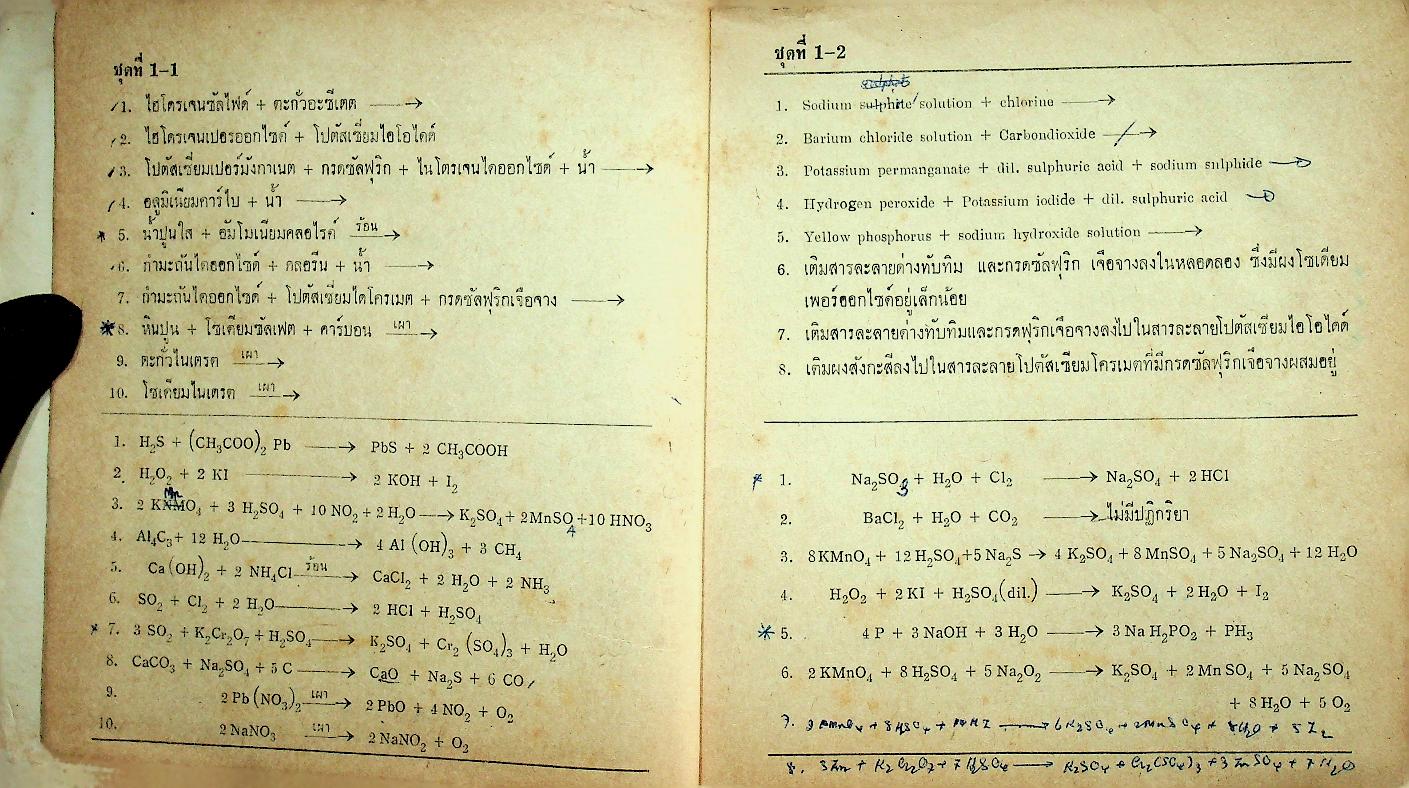 วิชาเคมี ฉบับสอบเข้ามหาวิทยาลัย