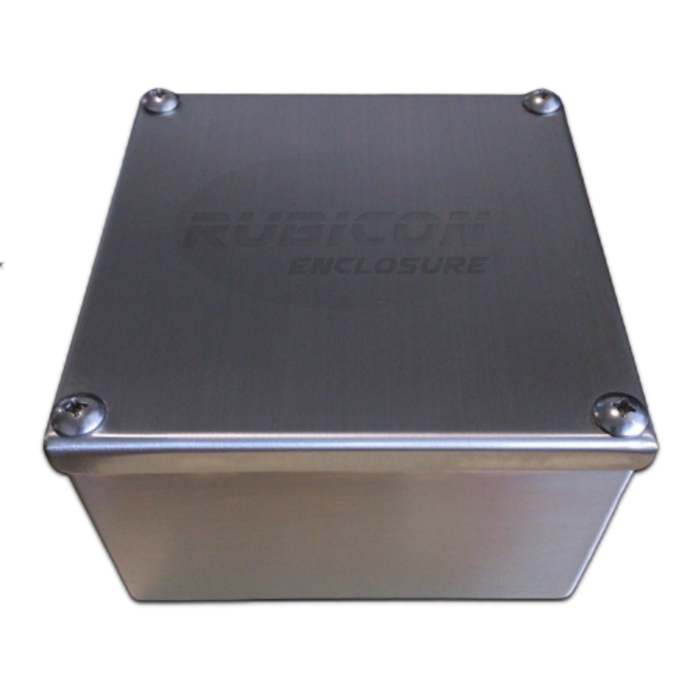 PULL BOX STAINLESS RP-05 Size : W250 x H250x D100 mm. กล่องพักสายสแตนเลส พูลบ๊อกซ์สแตนเลส สแตนเลส 304 (SUS 304) ความหนา 1.5 มม.