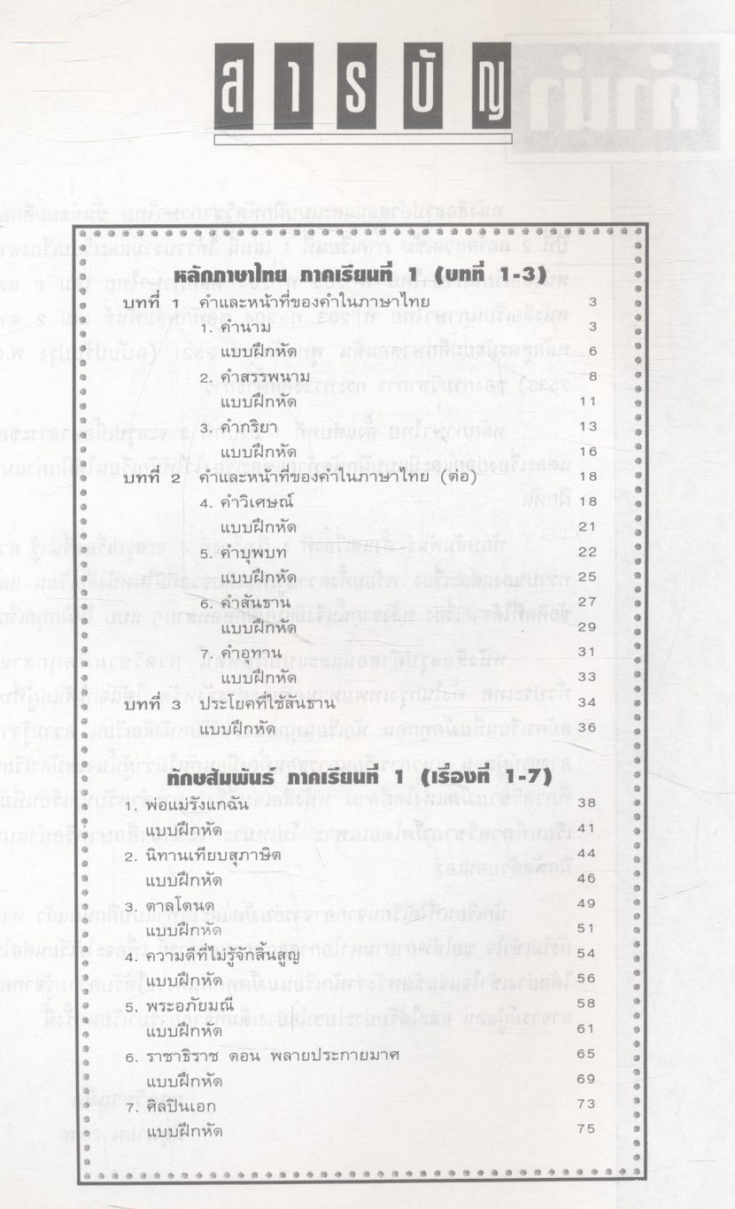 สรุปคำสอนและแบบฝึกหัด ภาษาไทย ม.2 คอร์สกวดเข้ม ภาคเรียนที่ 1