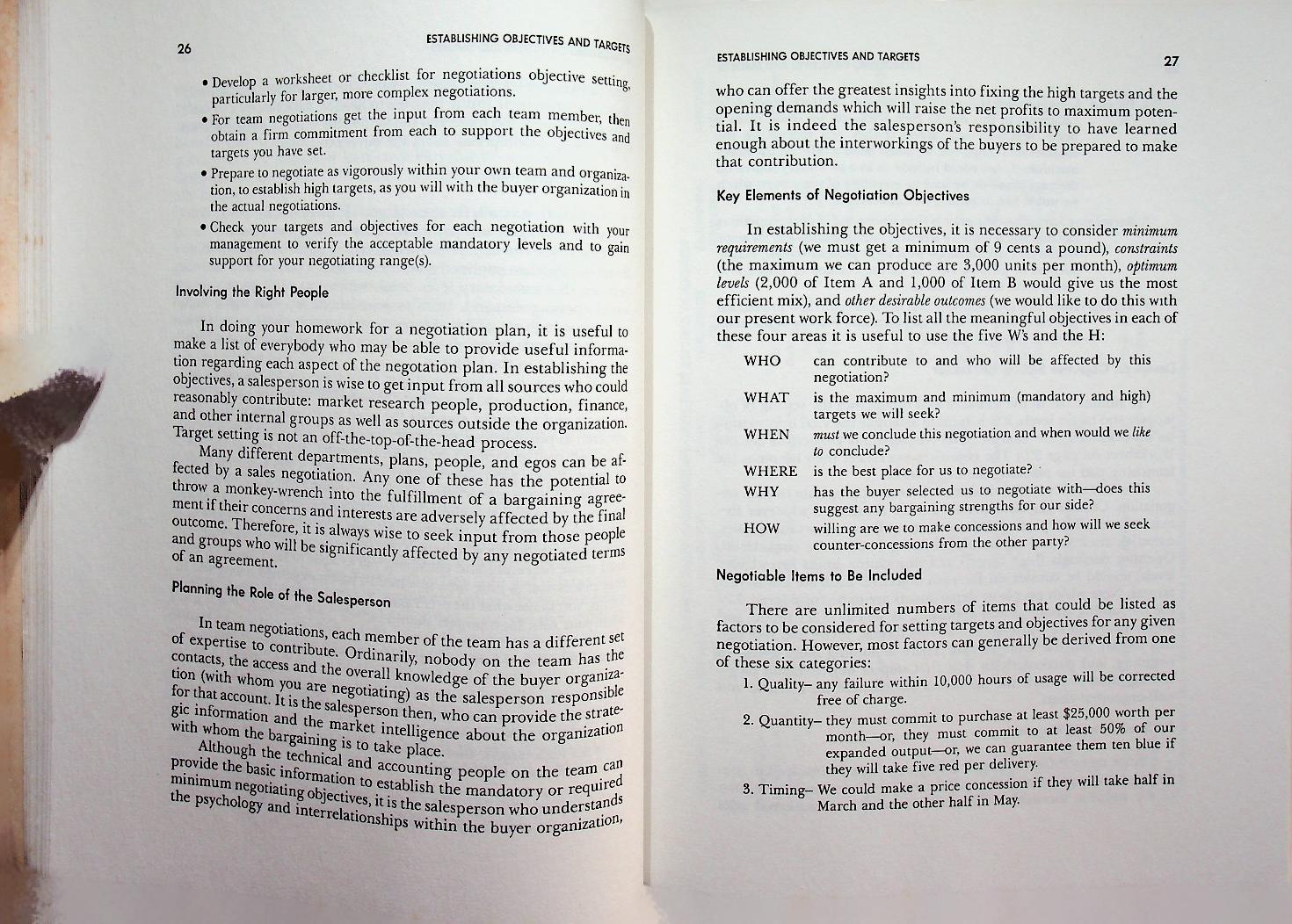 SALES NEGOTIATING HANDBOOK