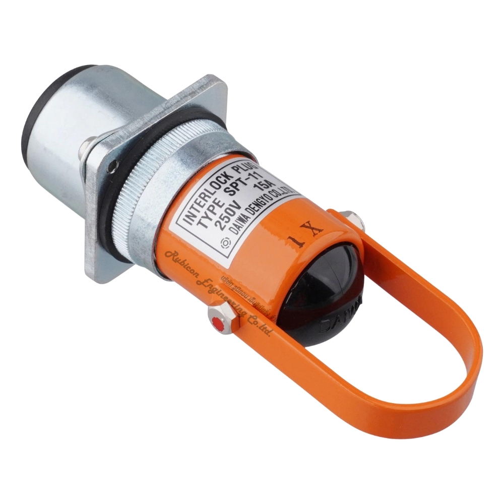 "DAIWA DENGYO" SPT-11 250V 15A SAFETY PLUG INTERLOCK PLUG