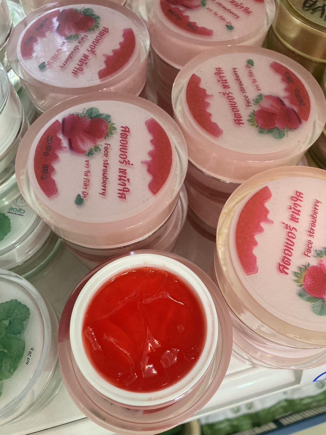 เจลสตอเบอรี่ หน้าใส Face strawberry 20กรัม