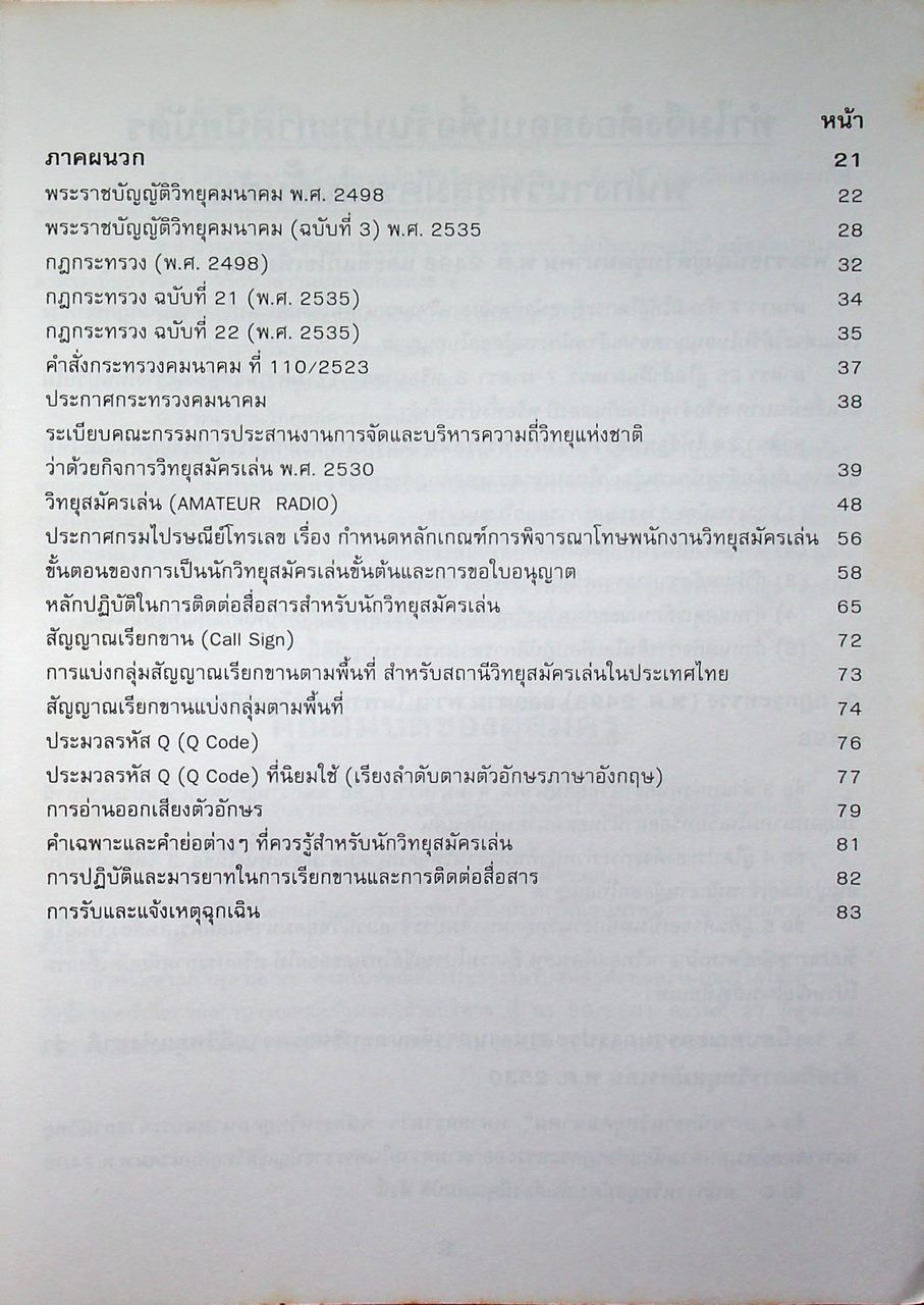 คู่มือแนะนำการสอบ เพื่อรับประกาศนียบัตรพนักงานวิทยุสมัครเล่นขั้นต้น