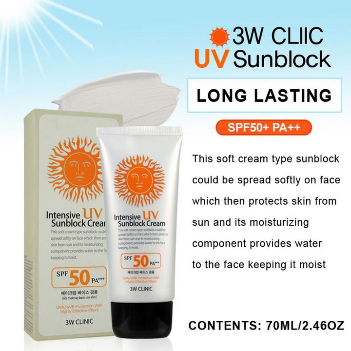 กันแดดพระอาทิตย์ 3W CLINIC Intensive UVSunblock Cream