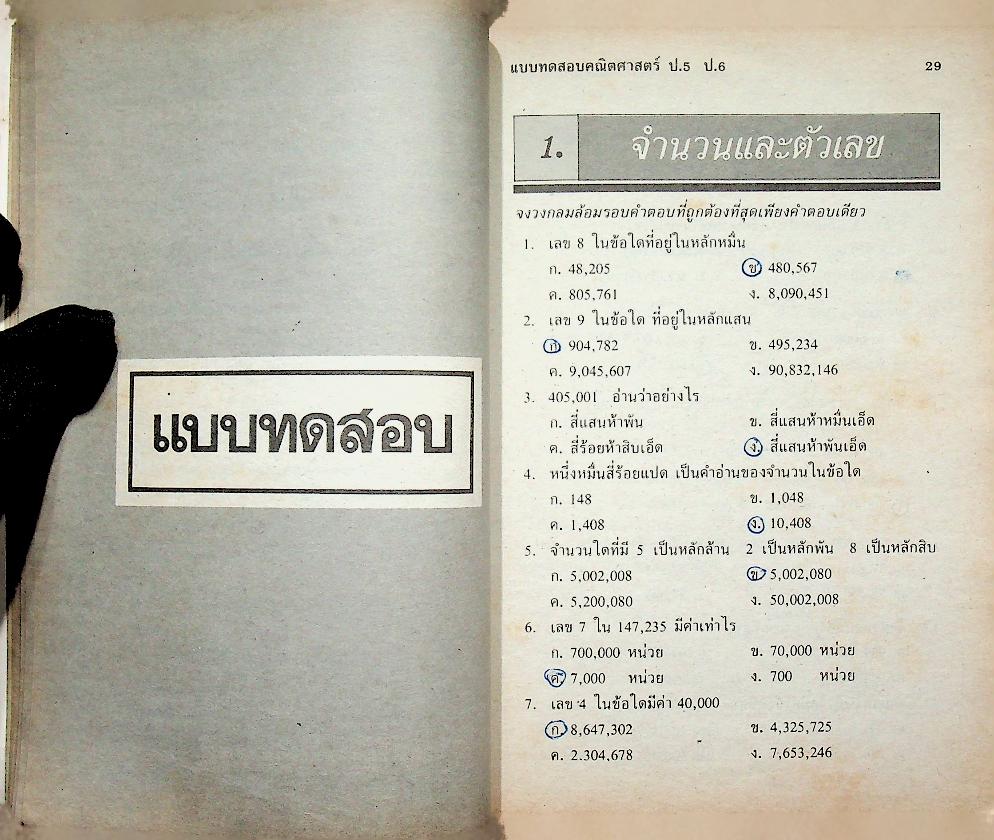 เสริมทักษะ คณิตศาสตร์ ป.5 ป.6