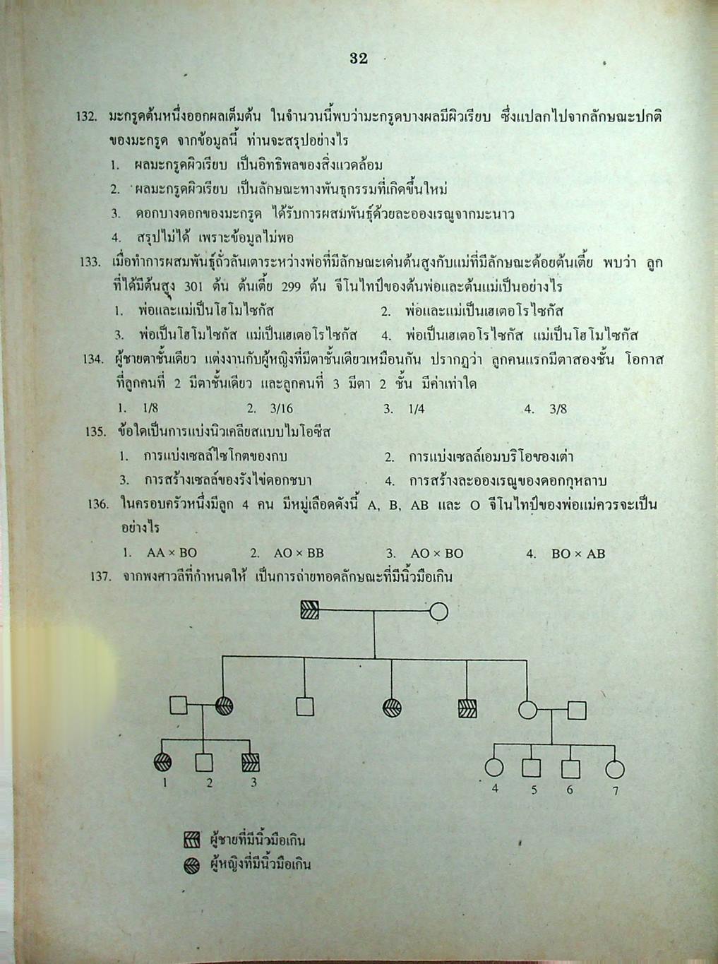 เฉลยข้อสอบเข้ามหาวิทยาลัย ENTRANCE ระบบใหม่ ฉบับรวม 10 พ.ศ. วิทยาศาสตร์กายภาพชีวภาพ