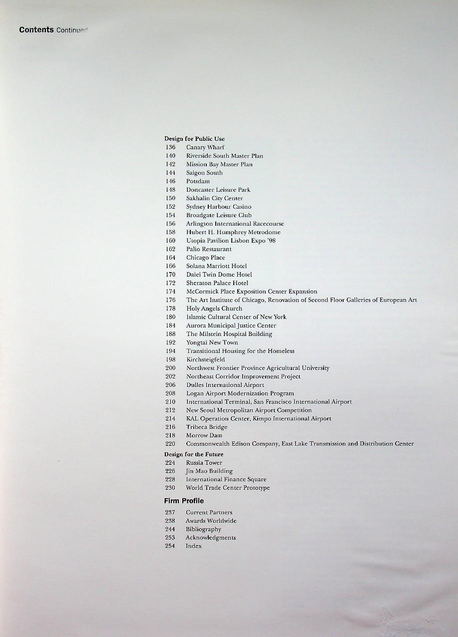 THE MASTER ARCHITECT SERIES SKIDMORE, OWINGS & MERRILL