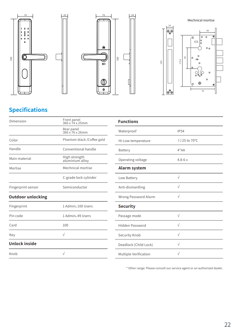 Lenovo E5 Lever Lock