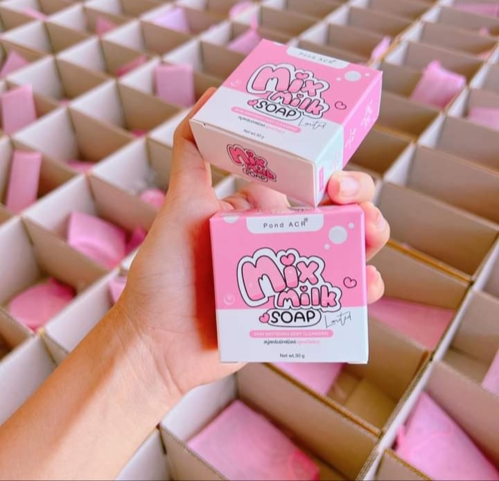 สบู่มิกซ์มิลล์ mix milk By pondARCแพ็คเกจใหม่