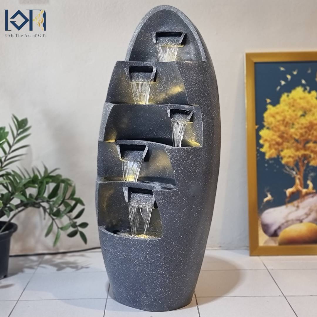 น้ำพุหน้าบ้านแต่งสวน รุ่น 230051 น้ำพุล้นแต่งสวนสวยๆ น้ำพุเสริมฮวงจุ้ยแต่งบ้าน