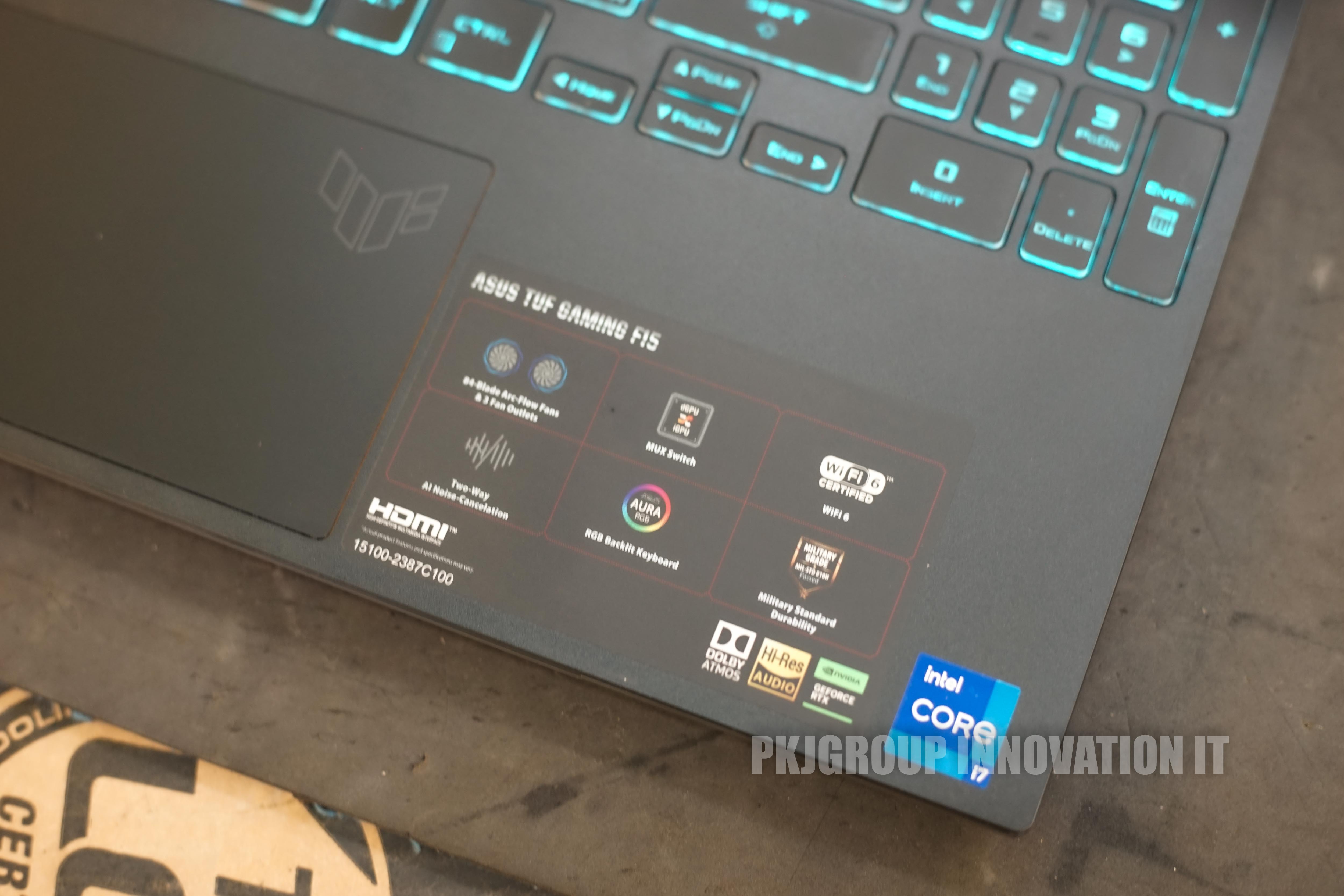 โน๊ตบุ๊คเล่นเกมมือสอง Asus Tuf FX507ZC4-HN072W i7-12700H RAM 16 GB SSD 512GB RTX3050 15.6" 144Hz (เครื่อง 1)