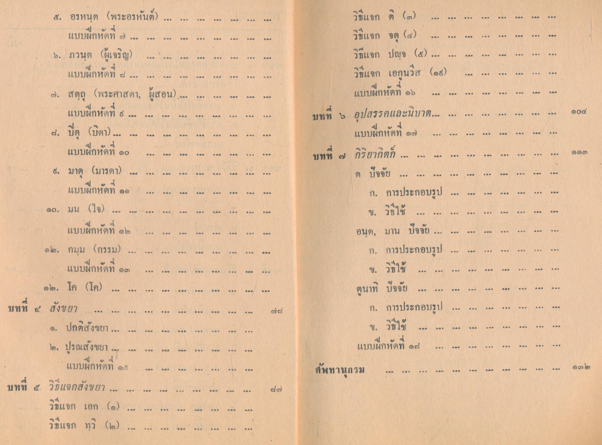 แบบเรียนภาษาบาลี วิชาไวยากรณ์ ชั้นประถมศึกษาปีที่ ๗