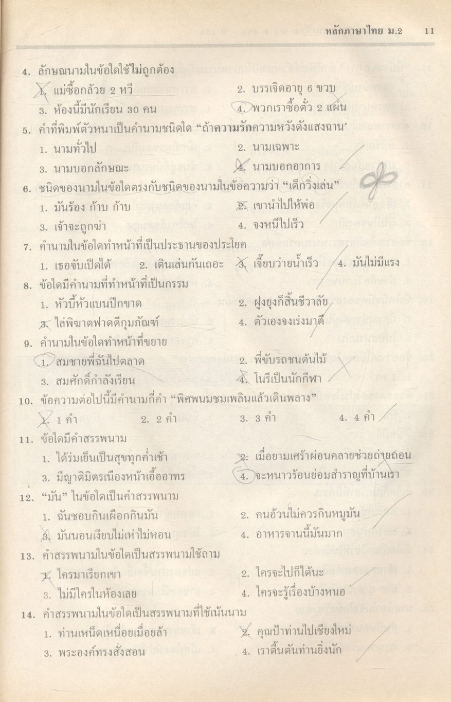 คู่มือเตรียมสอบ ภาษาไทย ม.2