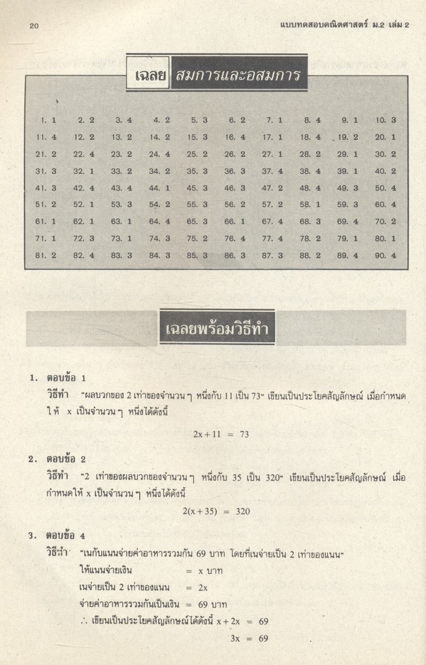 เสริมทักษะ คณิตศาสตร์ ม.2 เล่ม 2 ค 204