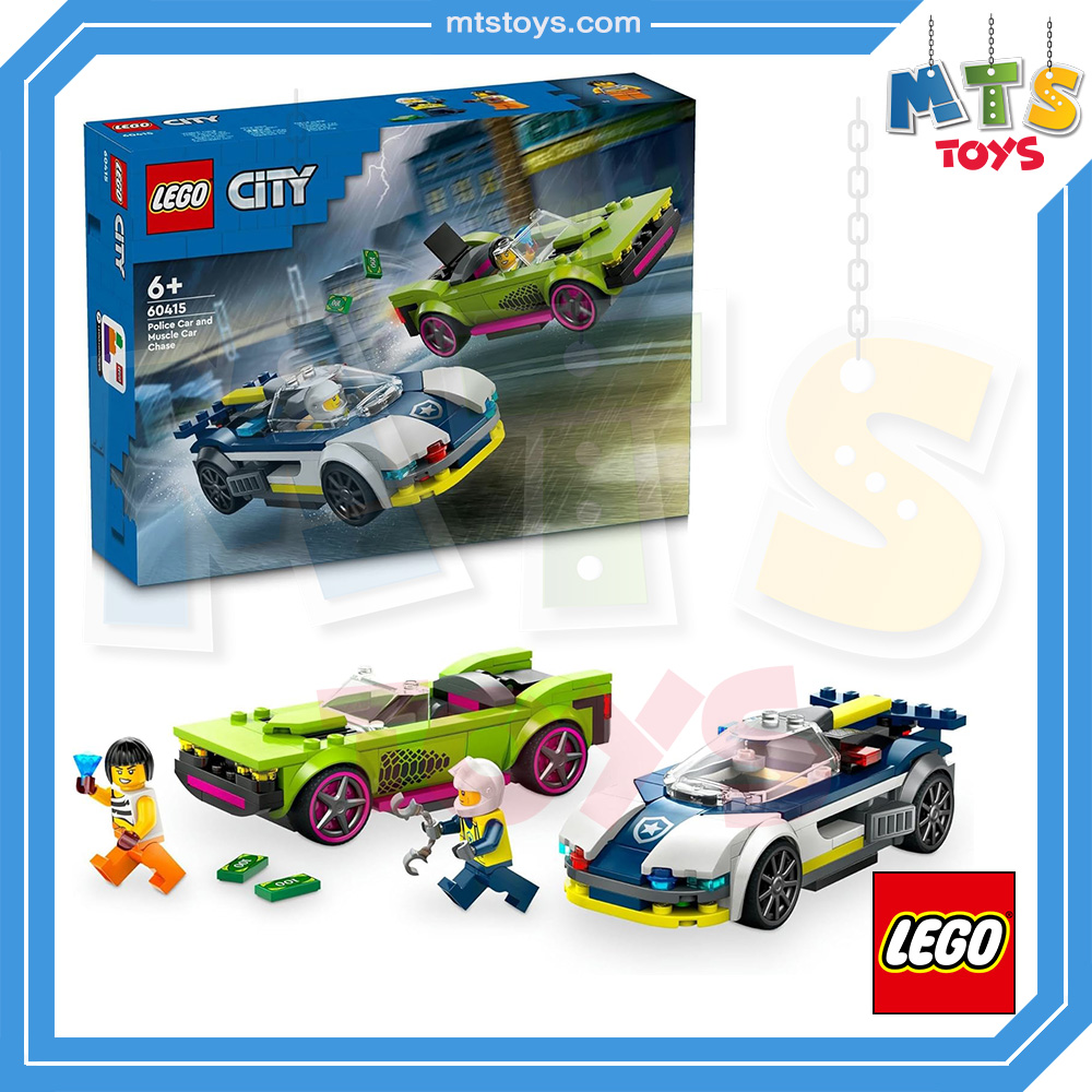 **MTS Toys**เลโก้ Lego 60415 City : Police Car and Muscle Car Chase