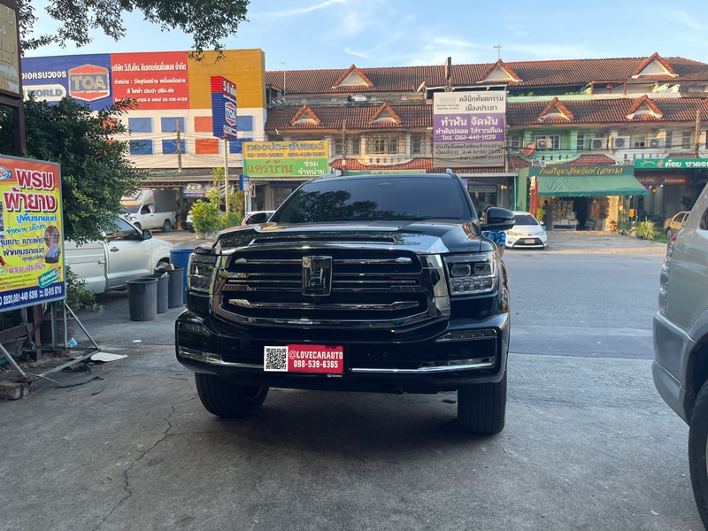 พรมปูพื้นรถยนต์ 6D GWM TANK500 สีดำด้ายทอง